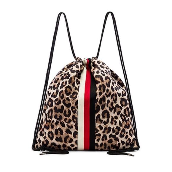 NWT Pam & Gela Leopard Backpack - Picture 3 of 7